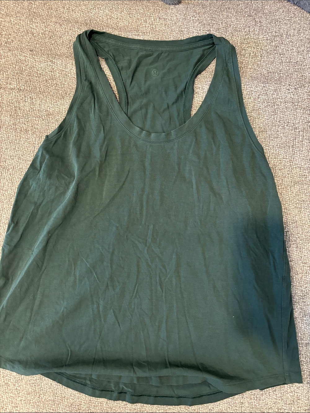 lululemon athletica Dark Green Love Tank Top